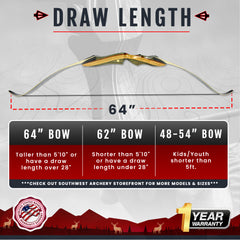 64" Spyder XL Takedown Recurve Bow - Ready 2 Shoot